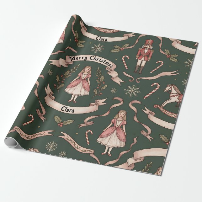 Nussknacker Elegant  Geschenkpapier (Ungerollt)