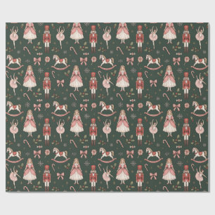 Nussknacker Elegantes Ballett Weihnachten Geschenkpapier