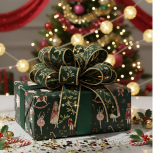 Nussknacker Elegantes Ballett Weihnachten Geschenkpapier