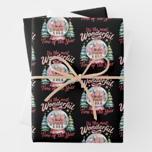 Nussknacker Es ist die wunderbarste Zeit des Jahre Geschenkpapier Set