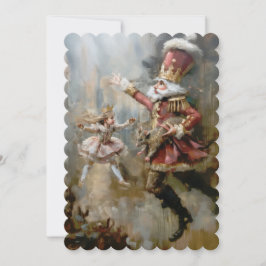 Nussknacker - Flache Einladung Größe 12,7 cm x 17,