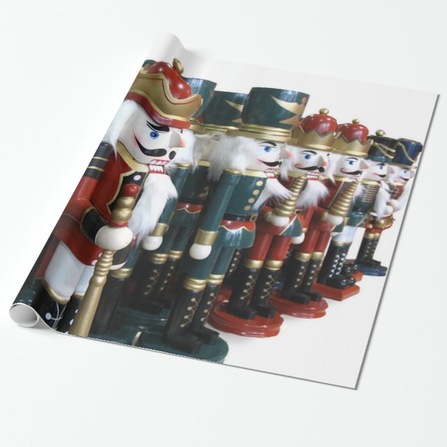 Nussknacker-Geschenk-Packpapier Geschenkpapier (Ungerollt)