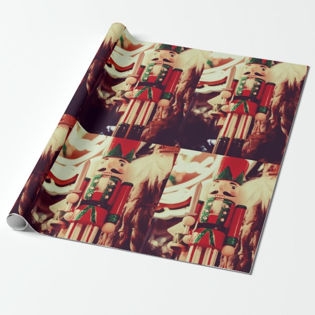 Nussknacker Geschenkpapier (Ungerollt)