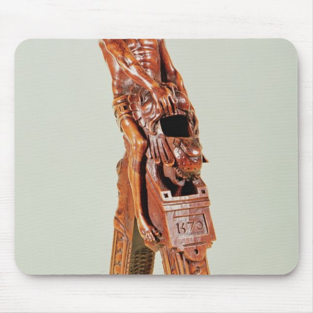 Nussknacker in Form eines Mannes Mousepad (Vorne)