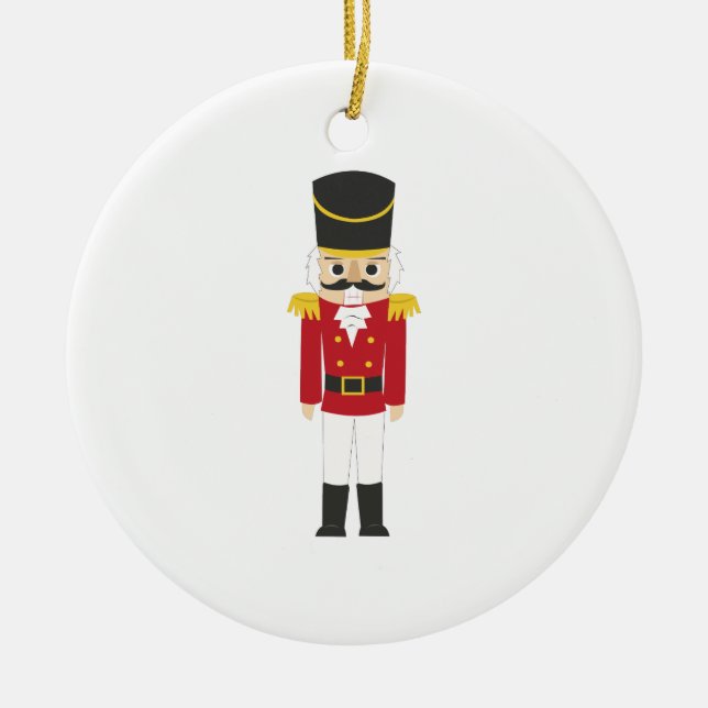 Nussknacker Keramikornament (Vorne)