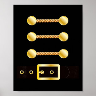 Nussknacker-Kostüm Uniform passend zum Spielzeugso Poster
