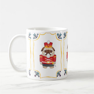 Nussknacker-Mops-Tasse Kaffeetasse