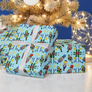 Nussknacker-Muster Geschenkpapier