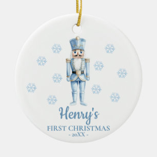 Nussknacker Personalisiertes erstes Weihnachten de Keramik Ornament