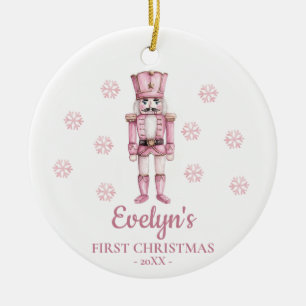 Nussknacker Personalisiertes Erstes Weihnachten Mä Keramik Ornament