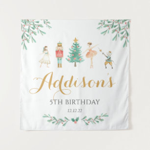 Nussknacker-Plakat, Nussknacker-Willkommensschild Wandteppich