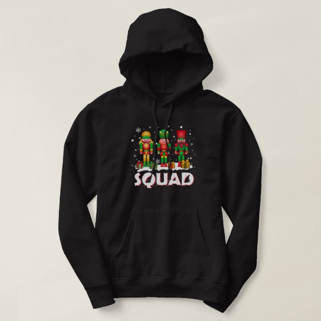 Nussknacker-Quadrat (2) Hoodie (Design vorne)