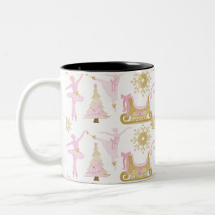 Nussknacker-Reihen-Ballett-Tee-Kaffee-Tasse Zweifarbige Tasse