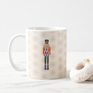 Nussknacker-Schneeflocken-Muster-Feiertag Kaffeetasse