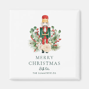 Nussknacker Schrift Familie Weihnachtsfeiertage Magnet