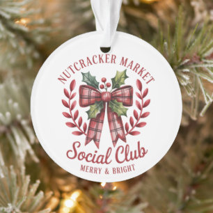 Nussknacker Social Club Einkaufsmarkt Gruppe Ornament