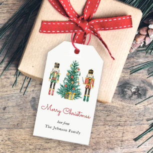 Nussknacker-Soldat & Weihnachtsbaum Geschenkanhänger
