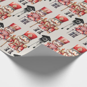 Nussknacker Soldaten Kuckucksuhren Geschenkpapier