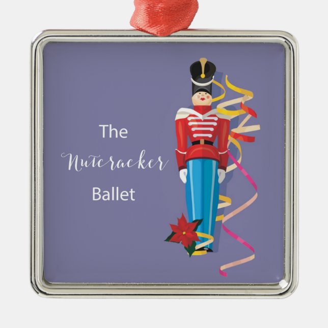 Nussknacker Tanzballett Aufführung Gratulation Ornament Aus Metall (Vorne)
