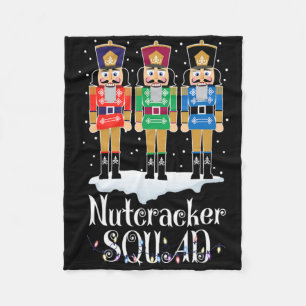 Nussknacker-Truppe-Ballett-Tanz-Weihnachten Xmas-L Fleecedecke
