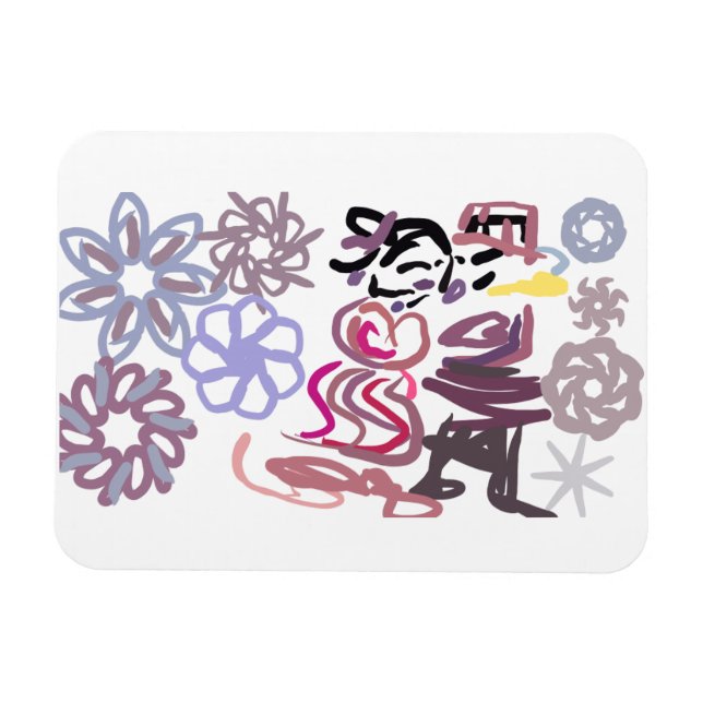Nussknacker und Ballett Winter  Magnet (Horizontal)