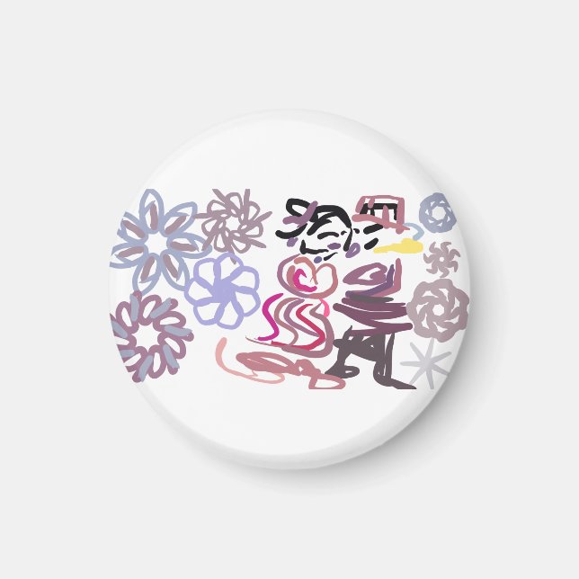Nussknacker und Ballett Winter  Magnet (Vorne)