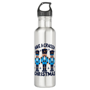 Nussknacker Weihnachten Edelstahlflasche