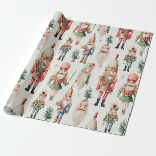 Nussknacker Weihnachten Winter Feiertag Geschenkpapier
