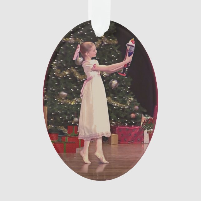 Nussknacker-Weihnachtsballett Ornament (Vorderseite)