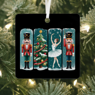 Nussknacker Weihnachtsballett Urlaubsszene Ornament Aus Metall