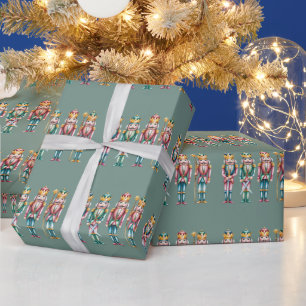 Nussknacker-Weihnachtsfeier Festlicher Xmas Geschenkpapier