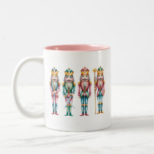 Nussknacker Weihnachtsfeier Festliches Xmas Zweifarbige Tasse
