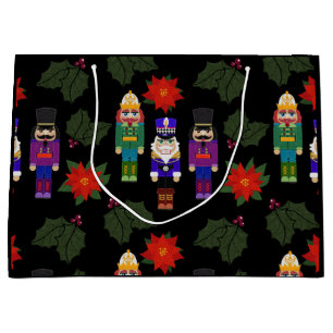 Nussknacker-Weihnachtsgeschenktasche Große Geschenktüte