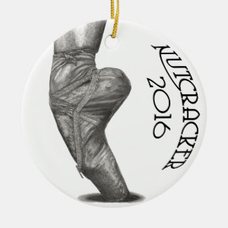 Nussknacker-Weihnachtsverzierung 2016 Keramik Ornament