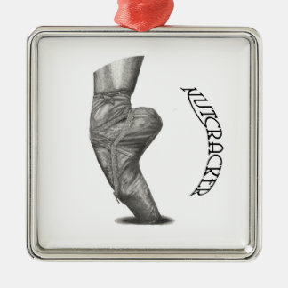 Nussknacker-Weihnachtsverzierung Silbernes Ornament