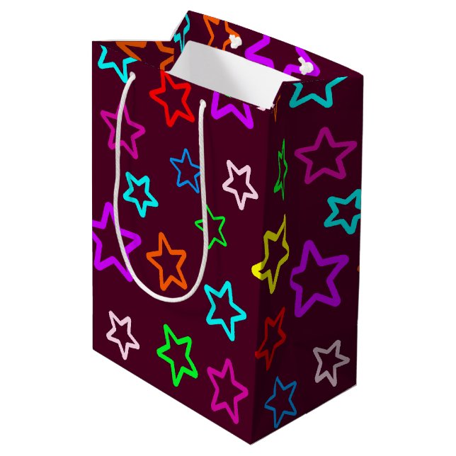 NuSTARS Mittlere Geschenktüte (Rückseite Schrägansicht)
