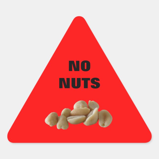 Nut Allergy Aufkleber (Vorderseite)