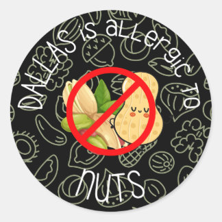 Nut Allergy Sticker