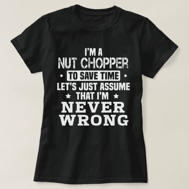 Nut-Chopper T-Shirt (Design vorne)