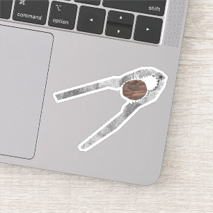 Nut cracker aufkleber