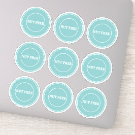 Nut Free Allergy Safe Kulinarisch Aufkleber