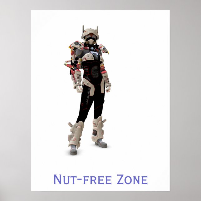 Nut-free Zone Poster (Vorne)