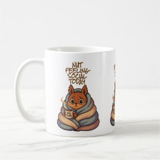 Nut Gefühl Social Today - Cosy Eichhörnchen Introv Kaffeetasse