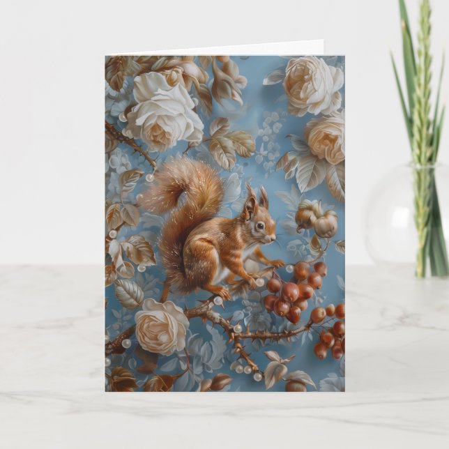 Nut - geklappte Grußkarte Karte (Vorderseite)