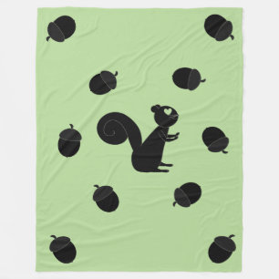 Nut Love Squirrel Fleecedecke