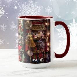 Nutcracker Add Name Weihnachtskaffee Geschenk Tasse