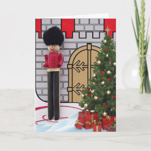 Nutcracker am Burgeingang zu Weihnachten