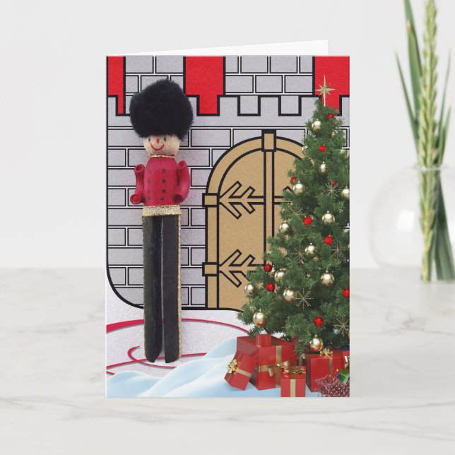 Nutcracker am Burgeingang zu Weihnachten (Vorderseite)