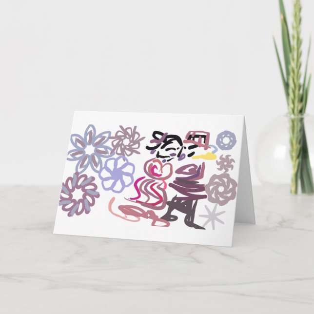 Nutcracker and Ballet winter  Karte (Vorderseite)