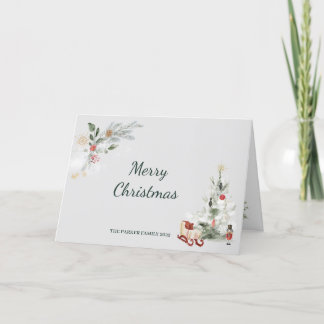 Nutcracker Aquarell niedliche Weihnachten